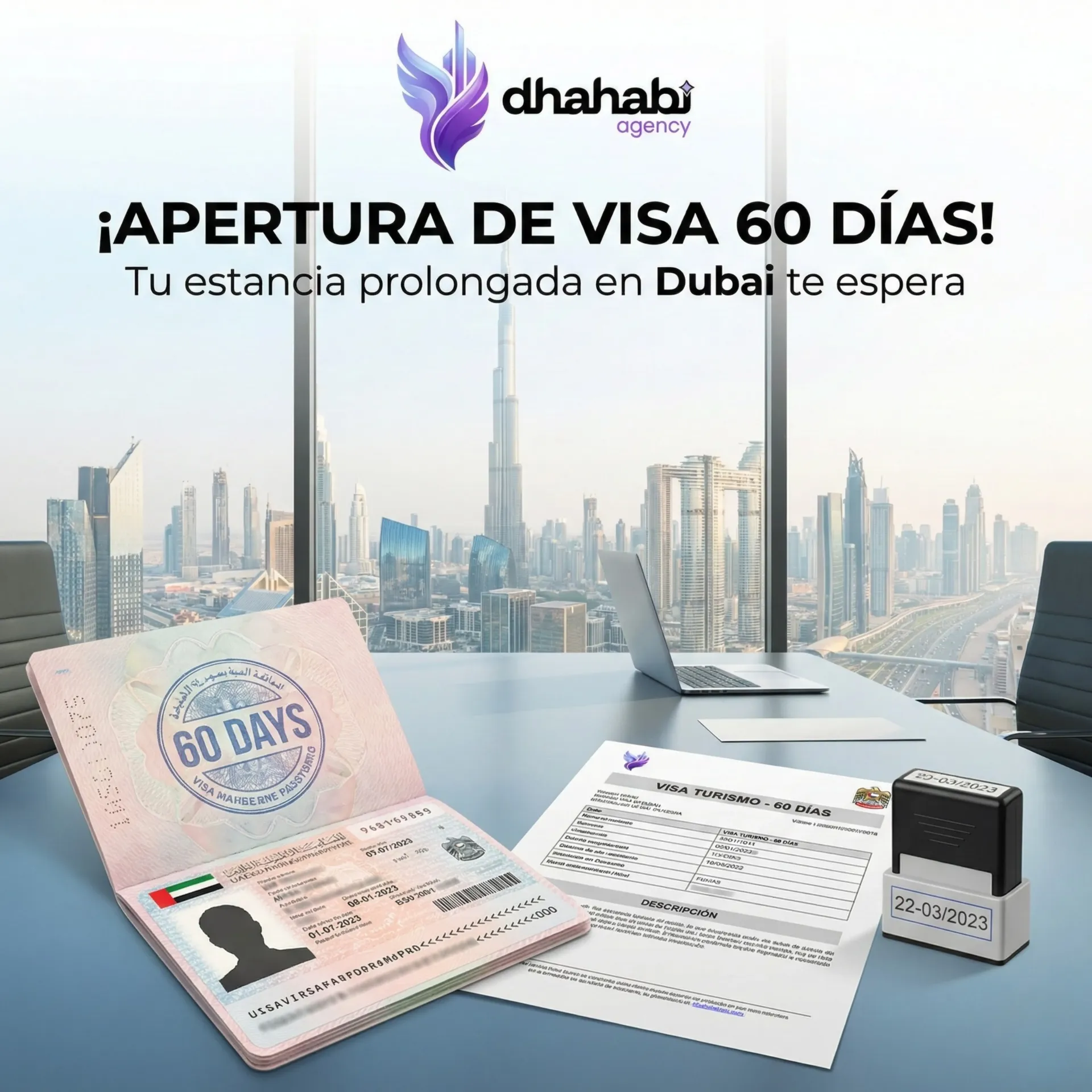 Visa a Dubaí de 60 dias